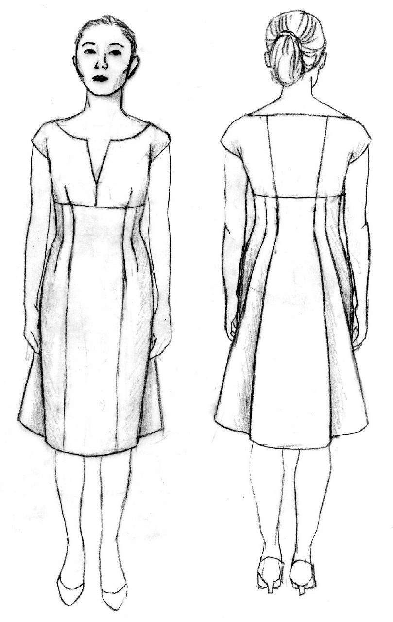 Retro Dress Draft-Along Design