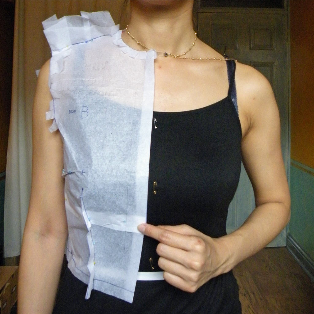 M2718 Tissue Fitting - No Alteration - front view - cup B front