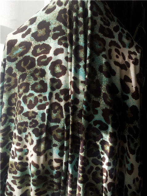 turq leopard print jersey turq leopard print jersey